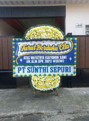 Papan Bunga Duka di Jombang