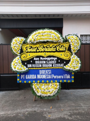 Papan Bunga Duka di Jombang