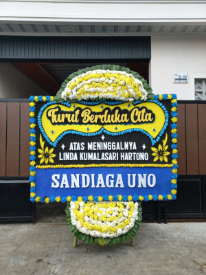 Papan Bunga Duka di Jombang